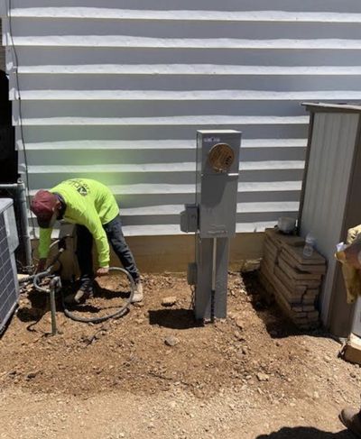 Residential electrical panel or service upgrade completed by Arizona Electrical Solutions in the Tucson area