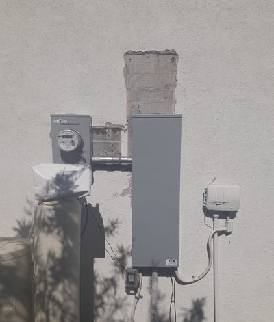 Residential electrical panel or service upgrade completed by Arizona Electrical Solutions in the Tucson area