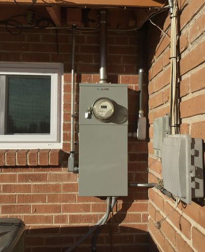 Residential electrical panel or service upgrade completed by Arizona Electrical Solutions in the Tucson area