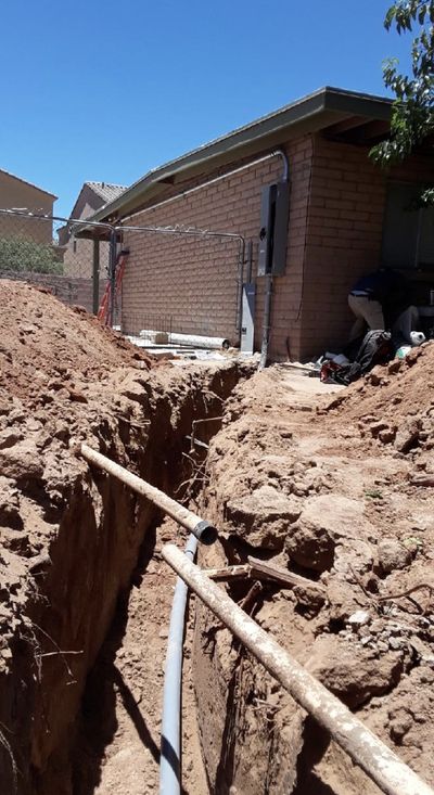 Residential electrical panel or service upgrade completed by Arizona Electrical Solutions in the Tucson area