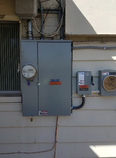 Residential electrical panel or service upgrade completed by Arizona Electrical Solutions in the Tucson area