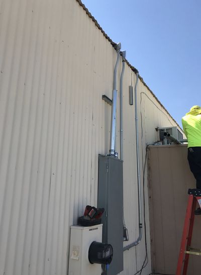 Residential electrical panel or service upgrade completed by Arizona Electrical Solutions in the Tucson area
