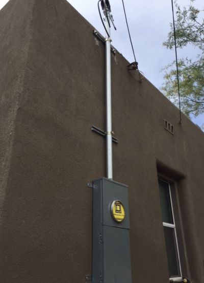 Residential electrical panel or service upgrade completed by Arizona Electrical Solutions in the Tucson area