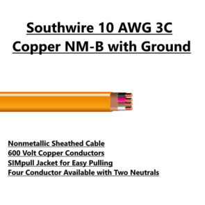 Southwire 10 AWG 3C Copper NM-B with Ground For Sale Tucson