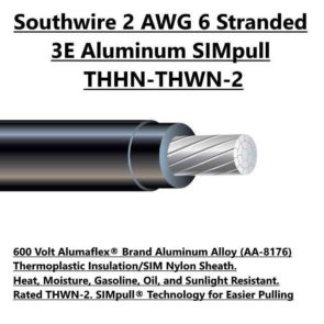 Southwire 2-6 Aluminum THHN AWM Alumaflex For Sale Tucson