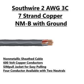 Southwire 2 AWG Romex for Sale Tucson