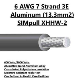 Southwire 6 AWG 7 Strand 3E Aluminum SIMpull XHHW-2 Electrical Wire For Sale Tucson