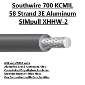 Southwire 700 KCMIL 58 Strand 3E Aluminum SIMpull XHHW-2