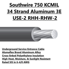 Southwire 750 KCMIL Aluminum Electrical Wire For Sale Tucson