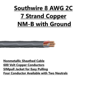 Southwire 8 AWG 2C 7 Strand Romex For Sale Tucson