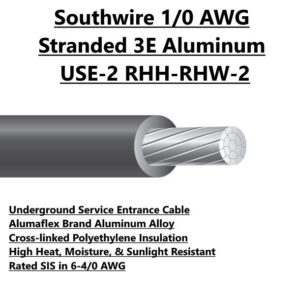 Southwire Aluminum 1/0 AWG USE-2 RHH-RHW-2 Wire For Sale Tucson
