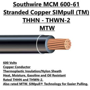 Southwire MCM 600 THHN for Sale Tucson