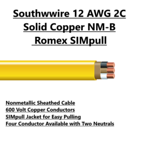 Southwire Romex 12 AWG Wire for Sale Tucson